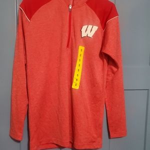 Champion Wisconsin badgers 1/4 zip pullover